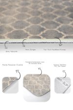 - PaspasTakimi-2li-Set801-Gorsel-3 - Realhomes  2'li Set Krem Zeminde Morrocan Motifli Otantik Desenli Geometrik Eskitme Motifli  2'li Banyo & Mutfak Paspas Takımı Realhomes