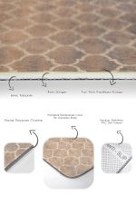 - PaspasTakimi-2li-Set802-Gorsel-3 - Realhomes  2'li Set Krem Zeminde Morrocan Motifli Otantik Desenli Geometrik Vintage  2'li Banyo & Mutfak Paspas Takımı Realhomes