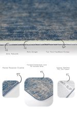 - PaspasTakimi-2li-Set804-Gorsel-3 - Realhomes 2'li Set Mavi Zeminde Örme Motifli Eskitme Desenli Eskitme Motifli Klasik 2'li Banyo & Mutfak Paspas Takımı Realhomes