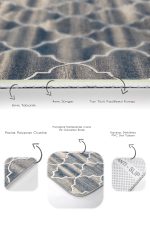 - PaspasTakimi-2li-Set811-Gorsel-3 - Realhomes  2'li Set Krem Zeminde Morrocan Motifli Otantik Desenli Geometrik Eskitme Motifli  2'li Banyo & Mutfak Paspas Takımı Realhomes