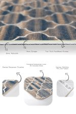 - PaspasTakimi-2li-Set812-Gorsel-3 - Realhomes  2'li Set Krem Zeminde Morrocan Motifli Otantik Desenli Geometrik Klasik  2'li Banyo & Mutfak Paspas Takımı Realhomes