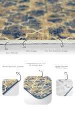 - PaspasTakimi-2li-Set831-Gorsel-3 - Realhomes 2'li Set Sarı Zeminde Ogea Motifli Antik Desenli Vintage Geometrik 2'li Banyo & Mutfak Paspas Takımı Realhomes