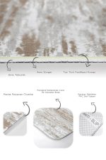 - PaspasTakimi-2li-Set836-Gorsel-3 - Realhomes 2'li Set Gri - Bej Zeminde Eskitme Motifli Eskitme Desenli Eskitme Motifli Klasik 2'li Banyo & Mutfak Paspas Takımı Realhomes