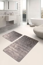 - PaspasTakimi-2li-Set839-Gorsel-5 - Realhomes  2'li Set Kahverengi Zeminde Geometrik Motifli Antik Desenli Sade & Şık Geometrik  2'li Banyo & Mutfak Paspas Takımı Realhomes