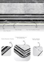 - PaspasTakimi-2li-Set852-Gorsel-3 - Realhomes  2'li Set Siyah - Beyaz Zeminde Çerçeveli Motifli Klasik Desenli Geometrik Sade & Şık  2'li Banyo & Mutfak Paspas Takımı Realhomes