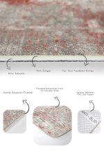 - PaspasTakimi-2li-Set871-Gorsel-3 - Realhomes  2'li Set Antika Zeminde Örgü Motifli Eskitme Desenli Eskitme Motifli Vintage  2'li Banyo & Mutfak Paspas Takımı Realhomes