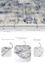 - PaspasTakimi-2li-Set884-Gorsel-3 - Realhomes  2'li Set Mavi - Gri Zeminde Eskitme Motifli Antik Desenli Eskitme Motifli Klasik  2'li Banyo & Mutfak Paspas Takımı Realhomes