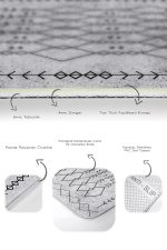 - PaspasTakimi-2li-Set903-Gorsel-3 - Realhomes 2'li Set Gri Zeminde Bohem Motifli Etnik Desenli Vintage Etnik Motifler 2'li Banyo & Mutfak Paspas Takımı Realhomes