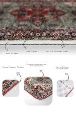 - PaspasTakimi-2li-Set947-Gorsel-3 - Realhomes  2'li Set Kırmızı - Yeşil Zeminde Otantik Motifli Osmanlı Desenli Vintage Avangarde  2'li Banyo & Mutfak Paspas Takımı Realhomes