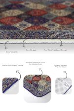 - PaspasTakimi-2li-Set952-Gorsel-3 - Realhomes 2'li Set Antika Zeminde Dokuma Halı Motifli Yöresel Desenli Vintage Avangarde 2'li Banyo & Mutfak Paspas Takımı Realhomes