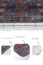 - PaspasTakimi-2li-Set956-Gorsel-3 - Realhomes  2'li Set Antika Zeminde Geleneksel Motifli Osmanlı Desenli Vintage Avangarde  2'li Banyo & Mutfak Paspas Takımı Realhomes