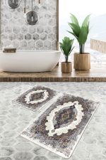 - PaspasTakimi-2li-Set959-Gorsel-1 - Realhomes  2'li Set Antika Zeminde Otantik Motifli Geleneksel Desenli Eskitme Motifli Avangarde  2'li Banyo & Mutfak Paspas Takımı Realhomes