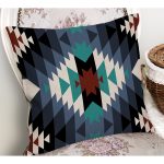 - Petek-12412-Gorsel-1 - Realhomes Realhomes Geometrik Üçgen Çizimli Renkli Dijital Baskılı Dekoratif Yastık Kırlent Kılıfı Realhomes