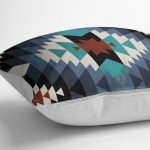 - Petek-12412-Gorsel-2 - Realhomes Realhomes Geometrik Üçgen Çizimli Renkli Dijital Baskılı Dekoratif Yastık Kırlent Kılıfı Realhomes