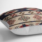 - Petek-12419-Gorsel-2 - Realhomes Realhomes Krem Zeminli Geometrik Çizim Tasarımlı Renkli Dijital Baskılı Yastık Kırlent Kılıfı Realhomes