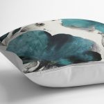 - Petek-12453-Gorsel-2 - Realhomes Realhomes Krem Turkuaz Renkli Suluboya Motifli Dijital Baskılı Dekoratif Yastık Kırlent Kılıfı Realhomes