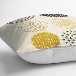 - Petek-K12392-Gorsel-2 - Realhomes Realhomes Krem Zemin Geometrik Minimalist Çizimli Dekoratif Yastık Kırlent Kılıfı Realhomes