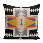 - Petek-K12394-Gorsel - Realhomes Realhomes Renkli Geometrik Çizimli Dekoratif Dijital Baskılı Yastık Kırlent Kılıfı Realhomes