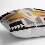 - Petek-K12394-Gorsel-2 - Realhomes Realhomes Renkli Geometrik Çizimli Dekoratif Dijital Baskılı Yastık Kırlent Kılıfı Realhomes