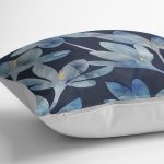 - Petek-K12399-Gorsel-2 - Realhomes Realhomes Mavi Zeminli Sulu Boya Motifli Gül Tasarımlı Modern Yastık Kırlent Kılıfı Realhomes