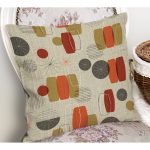 - Petek-K12406-Gorsel-1 - Realhomes Realhomes Renkli Otantik Çizimli Özel Tasarım Dijital Baskılı Yastık Kırlent Kılıfı Realhomes