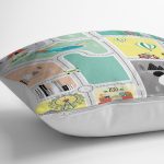 - Petek-Kc10565-Gorsel-2 - Realhomes Realhomes Eğitici Oyun Yolu Trafik Tasarımlı Çocuk & Genç Odası Modern Yastık Kırlent Kılıfı Realhomes