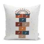 - Petek-Kc10578-Gorsel - Realhomes Realhomes Renkli Seksek Tasarımlı Çocuk & Genç Odası Modern Yastık Kırlent Kılıfı Realhomes