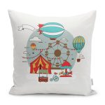 - Petek-Kc10580-Gorsel - Realhomes Realhomes Sirk Tasarımlı Çocuk & Genç Odası Modern Yastık Kırlent Kılıfı Realhomes