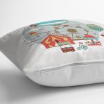 - Petek-Kc10580-Gorsel-2 - Realhomes Realhomes Sirk Tasarımlı Çocuk & Genç Odası Modern Yastık Kırlent Kılıfı Realhomes