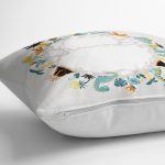 - Petek-Kc10583-Gorsel-2 - Realhomes Realhomes Tropik Ağaçlar Ve Hayvanlar Motifli Çocuk & Genç Odası Modern Yastık Kırlent Kılıfı Realhomes