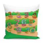 - Petek-Kc10593-Gorsel - Realhomes Realhomes Eğitici Sayılar Çalışkan Karıncalar Tasarımlı Çocuk & Genç Odası Modern Yastık Kırlent Kılıfı Realhomes