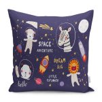 - Petek-Kc10597-Gorsel - Realhomes Realhomes Uzay Boşluğu Eğlenceli Tasarımlı Çocuk & Genç Odası Modern Yastık Kırlent Kılıfı Realhomes