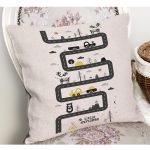 - Petek-Kc10619-Gorsel-1 - Realhomes  Realhomes Araba Sürülebilir Oyun Tasarımlı Çocuk & Genç Odası Modern Yastık Kırlent Kılıfı Realhomes