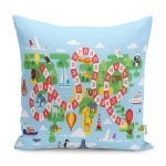 - Petek-Kc10622-Gorsel - Realhomes Realhomes Sayılarla Hedefe Doğru Eğitici Oyun Tasarımlı Çocuk & Genç Odası Modern Yastık Kırlent Kılıfı Realhomes