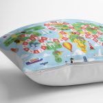 - Petek-Kc10622-Gorsel-2 - Realhomes Realhomes Sayılarla Hedefe Doğru Eğitici Oyun Tasarımlı Çocuk & Genç Odası Modern Yastık Kırlent Kılıfı Realhomes