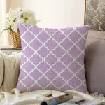 - Rasel-K12405-Gorsel - Realhomes  Realhomes Eflatun Zemin Ogea Motifli Dijital Baskılı Modern Yastık Kırlent Kılıfı Realhomes