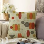 - Rasel-K12406-Gorsel - Realhomes  Realhomes Renkli Otantik Çizimli Özel Tasarım Dijital Baskılı Yastık Kırlent Kılıfı Realhomes