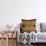 - Rasel-K12427-Gorsel-1 - Realhomes Realhomes Pastel Renkli Çizgili Zemin Home Sweet Home Tasarımlı Dijital Baskılı Yastık Kırlent Kılıfı Realhomes