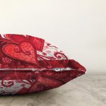 - Rasel-K12428-Gorsel-2 - Realhomes  Realhomes Aşk Temalı Kalp Tasarımlı Özel Tasarım Dijital Baskılı Yastık Kırlent Kılıfı Realhomes