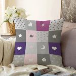 - Rasel-Kc10536-Gorsel - Realhomes Realhomes Renkli Kareler Geometrik Motifli Çocuk & Genç Odası Modern Yastık Kırlent Kılıfı Realhomes