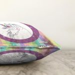 - Rasel-Kc10537-Gorsel-2 - Realhomes  Realhomes Renkli Çizgili Unicorn Temalı Çocuk & Genç Odası Modern Yastık Kırlent Kılıfı Realhomes