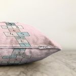 - Rasel-Kc10542-Gorsel-2 - Realhomes  Realhomes Sevimli Tavşan Pembe Temalı Seksek Tasarım Çocuk & Genç Odası Modern Yastık Kırlent Kılıfı Realhomes