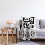 - Rasel-Kc10560-Gorsel-1 - Realhomes Realhomes Siyah Beyaz Eğitici Trafik Yolu Motifli Çocuk & Genç Odası Modern Yastık Kırlent Kılıfı Realhomes