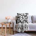 - Rasel-Kc10561-Gorsel-1 - Realhomes  Realhomes Siyah Beyaz Araba Oyun Yolu Tasarımlı Çocuk & Genç Odası Modern Yastık Kırlent Kılıfı Realhomes