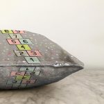 - Rasel-Kc10566-Gorsel-2 - Realhomes  Realhomes Gri Zemin Renkli Seksek Motifli Çocuk & Genç Odası Modern Yastık Kırlent Kılıfı Realhomes