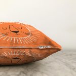 - Rasel-Kc10571-Gorsel-2 - Realhomes  Realhomes Turuncu Aslan Tasarımlı Çocuk & Genç Odası Modern Yastık Kırlent Kılıfı Realhomes