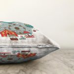 - Rasel-Kc10580-Gorsel-2 - Realhomes  Realhomes Sirk Tasarımlı Çocuk & Genç Odası Modern Yastık Kırlent Kılıfı Realhomes