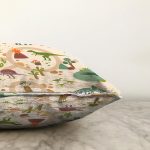 Realhomes Dinozor Desenli Oyun Yolları Tasarımlı Çocuk & Genç Odası Modern Yastık Kırlent Kılıfı Realhomes