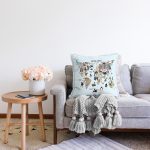 - Rasel-Kc10589-Gorsel-1 - Realhomes Realhomes Hayvanların Dünyası Eğitici Tasarımlı Çocuk & Genç Odası Modern Yastık Kırlent Kılıfı Realhomes