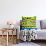 - Rasel-Kc10602-Gorsel-1 - Realhomes Realhomes Mahalle Yolları Öğretici Oyun Tasarımlı Çocuk & Genç Odası Modern Yastık Kırlent Kılıfı Realhomes